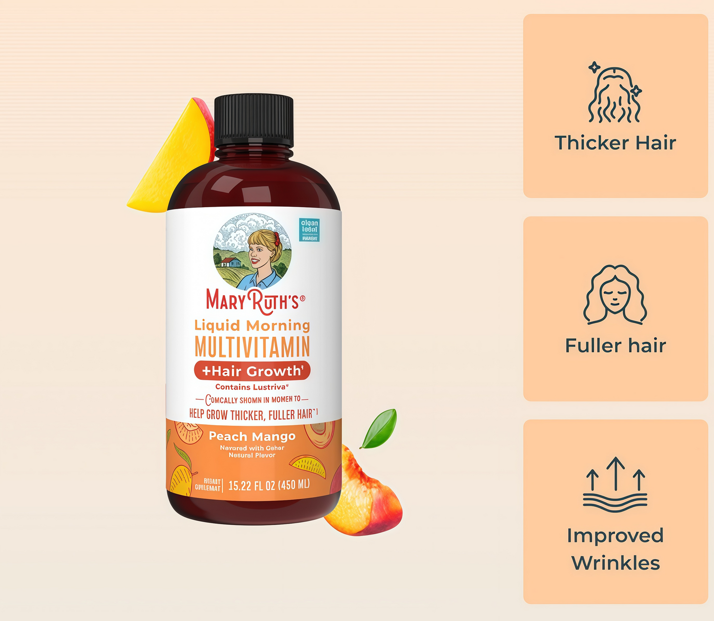 Liquid Morning Multivitamin + Hair Growth